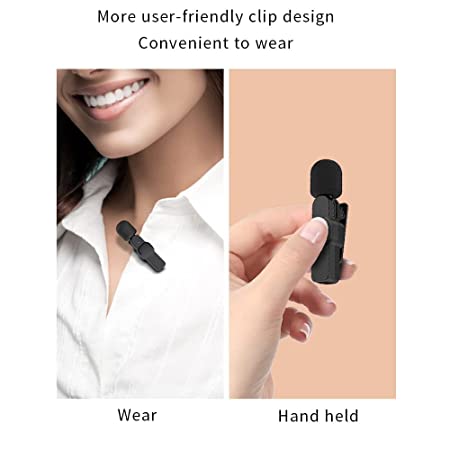 Accede Wireless Microphone, Digital Mini Portable Recording Clip Mic with Receiver for All Type-C Mobile Phones Camera Laptop for Vlogging YouTube Online Class, Zoom Call - Image 4