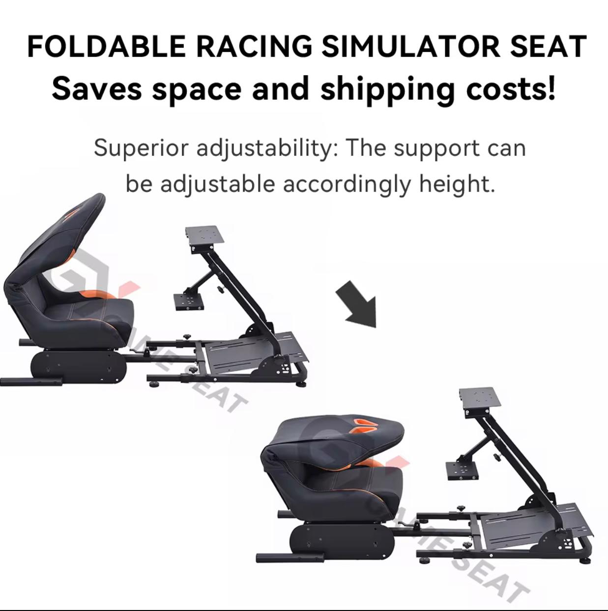 Racing Wheel Stand With Seat Gaming Chair Driving Cockpit For All Racing Wheels - Image 5