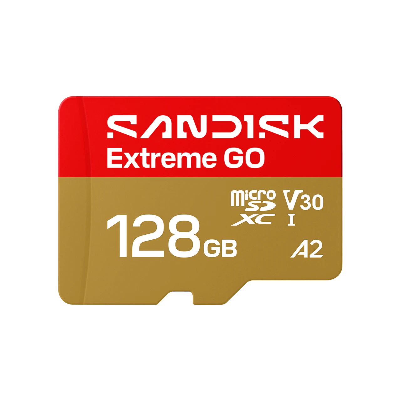 SanDisk Extreme GO 128GB microSDXC UHS-I, V30, 240MB/s Read, 120MB/s Write, Memory Card for 4K Video on Smartphones, Action Cams and Drones - Image 1