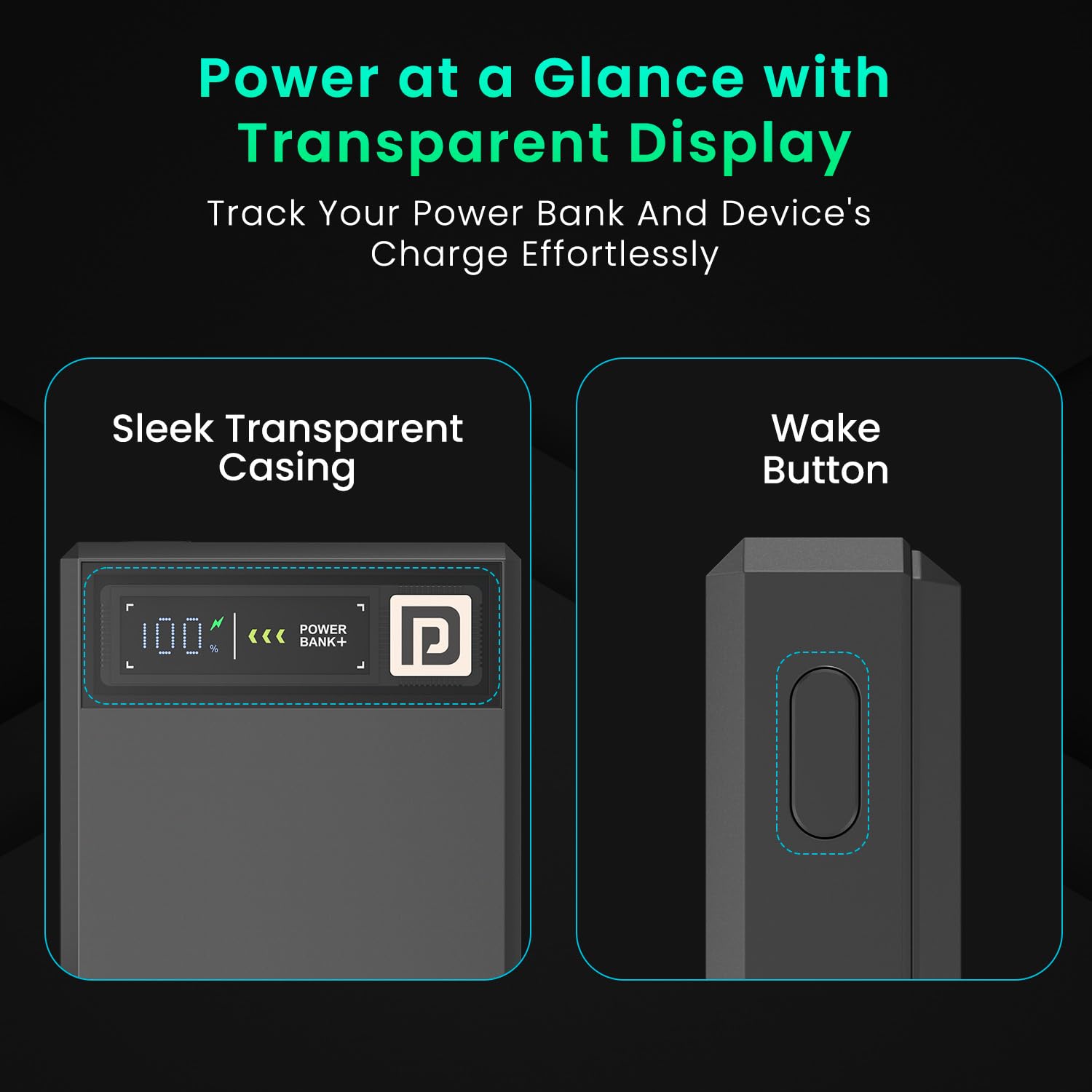 Portronics POR 2257 Luxcell MagClick 10k 10000 mAh 15W Magnetic Wireless Fast Charging Power Bank Premium Finish, 22.5 Wired Output - Image 7