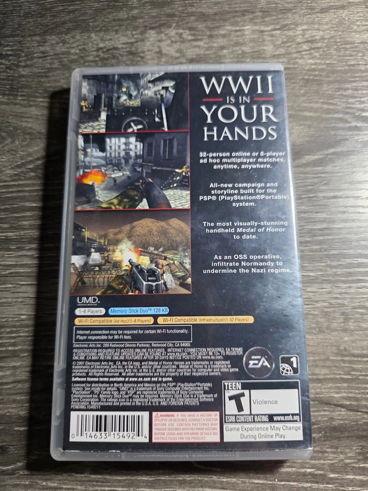 Medal of Honor Heroes 2 PSP ( Preowned ) - Image 3