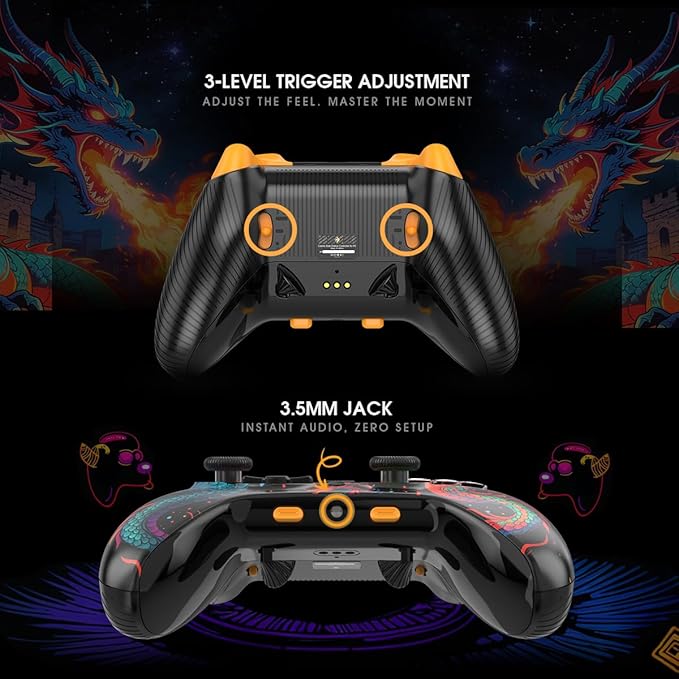 Cosmic Byte Drakon Tri-Mode Controller Black - Image 3