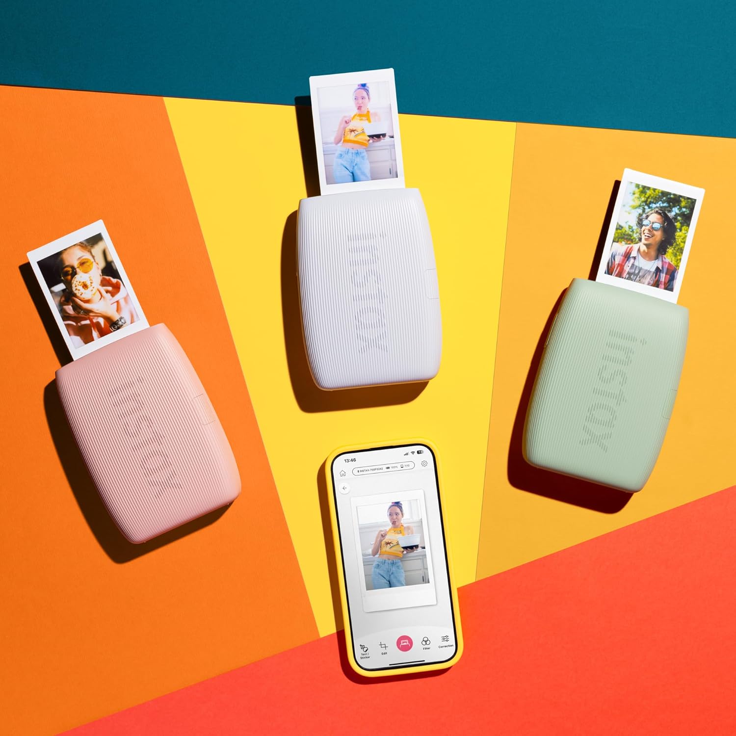 Instax mini Link 3 Smartphone Photo Printer, White - Image 10