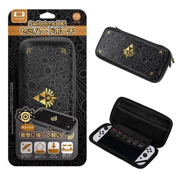 IINE NSW Storage Bag for Switch / Switch OLED The Legend of Zelda Black Edition (L661) - Image 1