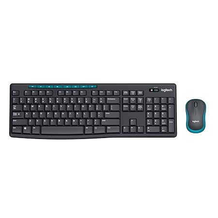 Logitech MK275 Full Size USB Wireless Keyboard Mouse Combo Set For Windows Logitech MK275 Full Size USB Wireless Keyboard Mouse Combo Set For Windows - Image 1