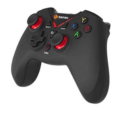 SAMEO SG17 2.4G Wireless Gaming Controller, Dual Vibration and Auto Fire Gamepad for Xbox Series/ PS3/ PC/Android | Supports Windows XP/7/8/10 Black - Image 3