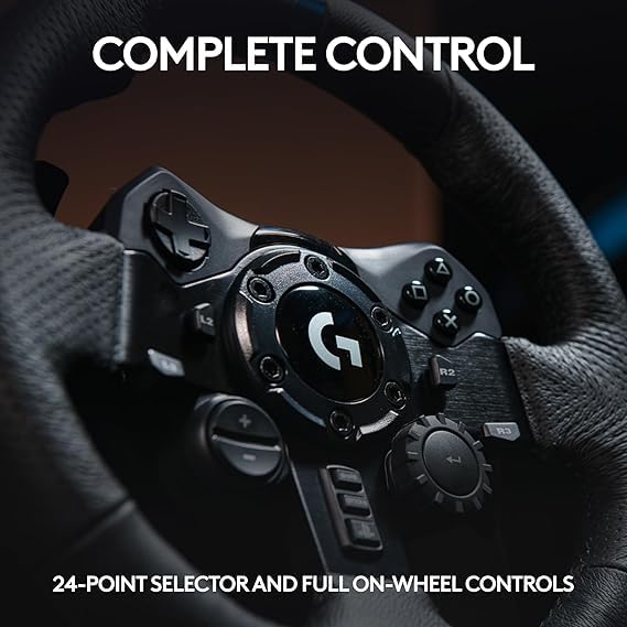 Logitech G29 Driving Force Racing Wheel And Floor Pedals Real Force Stainless Steel Paddle Shifter ( Preowned ) - Image 2