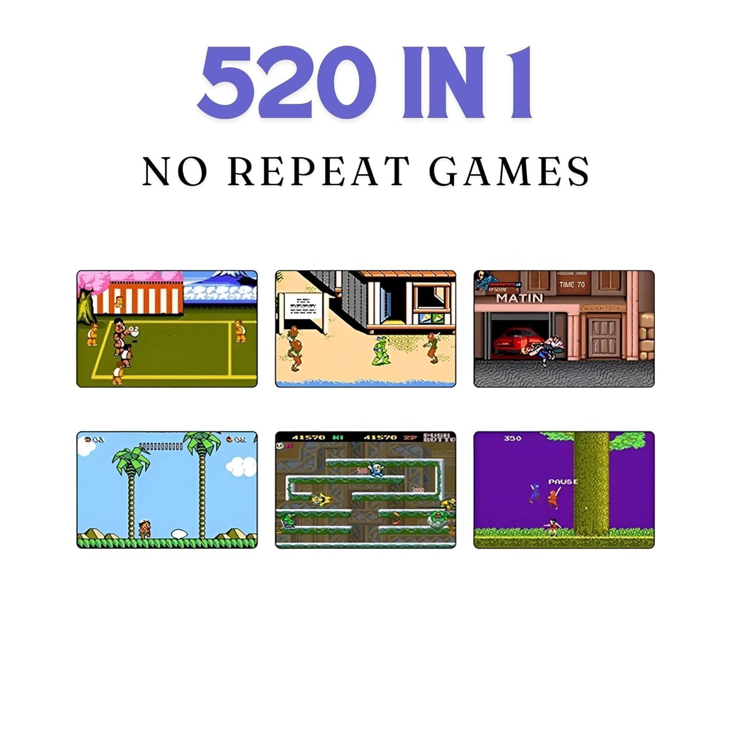 S10 Retro Digital Game Player Controller Gamepad, 520 Massive Classics Games, Handheld Gaming Console - Image 7