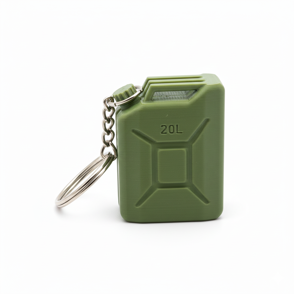 3D Printed Fuel Can Keychain - Image 2