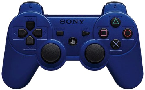 SONY Original PS3 Dual Shock 3 Wireless Controller Blue Unboxed  ( Preowned ) - Image 1