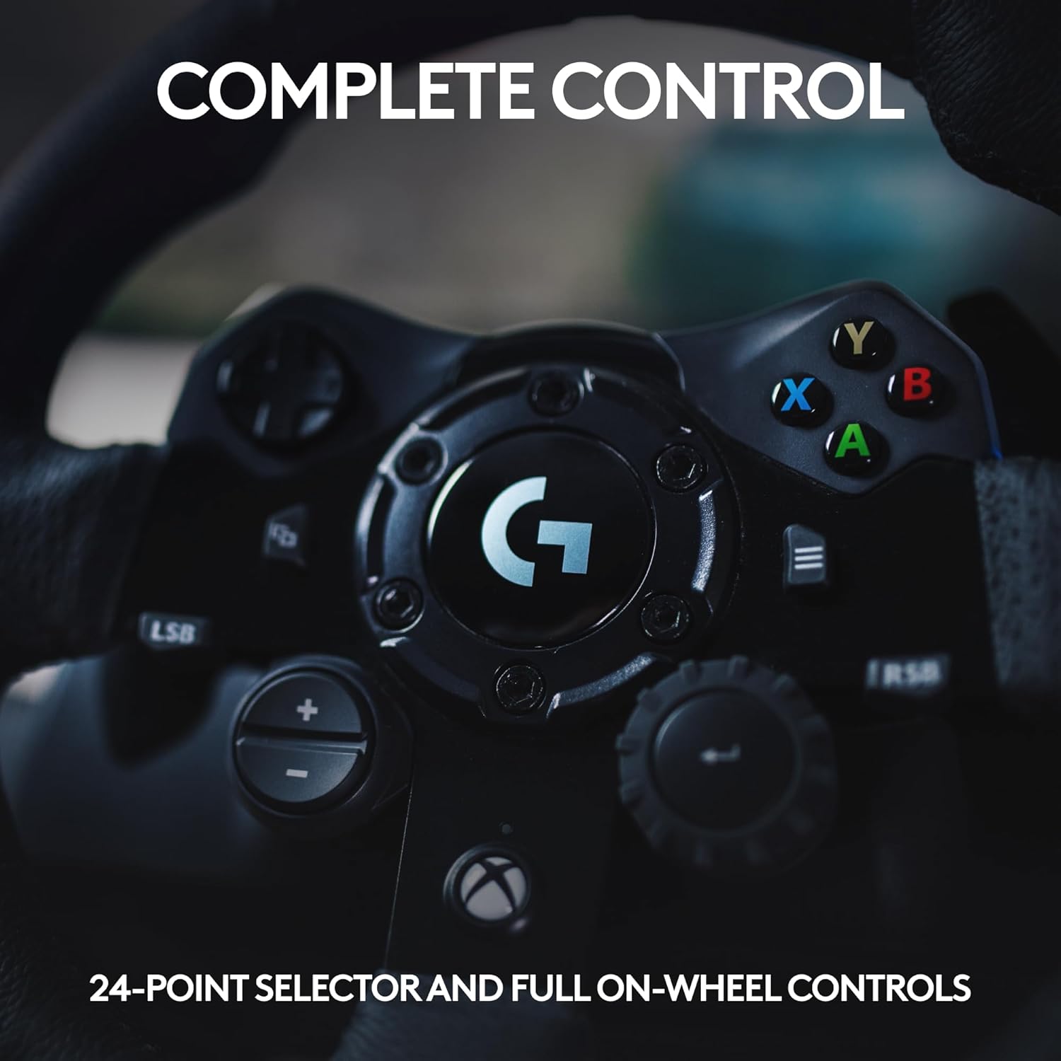 Logitech G923 Racing Wheel and Pedals for Xbox X|S, Xbox One and PC Featuring TRUEFORCE up to 1000 Hz Force Feedback, Responsive Pedal, Clutch Control - Image 7