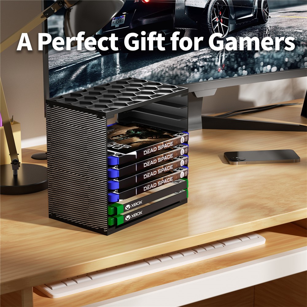 Game Disc Storage Tower DIY Modular 18 Disc Nintendo Switch / PS5 / PS4 / Xbox MZ 8056 Black Game Disc Storage Tower DIY Modular 18 Disc Nintendo Switch / PS5 / PS4 / Xbox MZ 8056 Black - Image 4