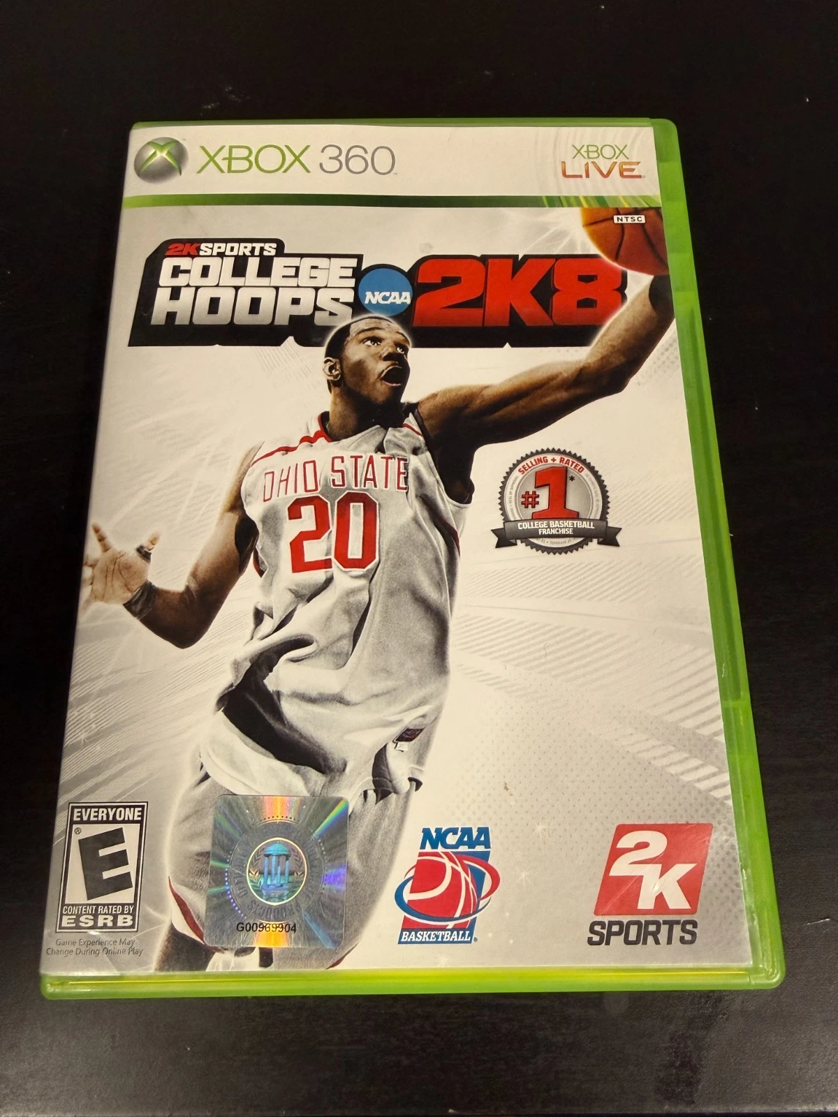 2K Sports College Hoops 2K8 NCAA XBOX 360 NTSC ( Preowned ) - Image 2