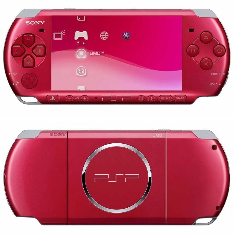 Sony PSP-3000 Console Piano Red Complete in box Region free ( Refurbished Import ) - Image 2