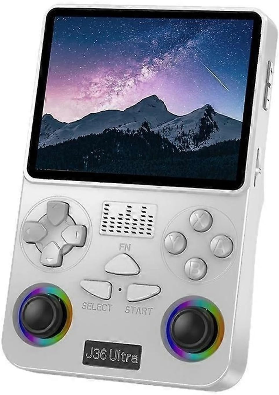 J36 Ultra Retro Handheld Game Console WIFI 3.5 IPS Screen White - Image 1
