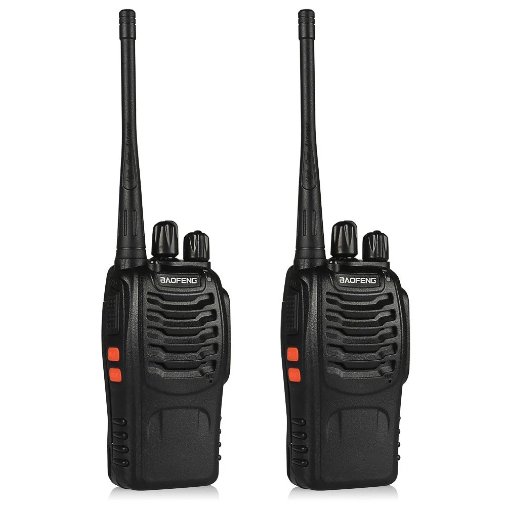 Baofeng Walkie Talkies BF-888S Rechargeable Two-Way Radios 16CH 400-470MHZ Long Range WTO1 Walkie Talkie Black - Image 2