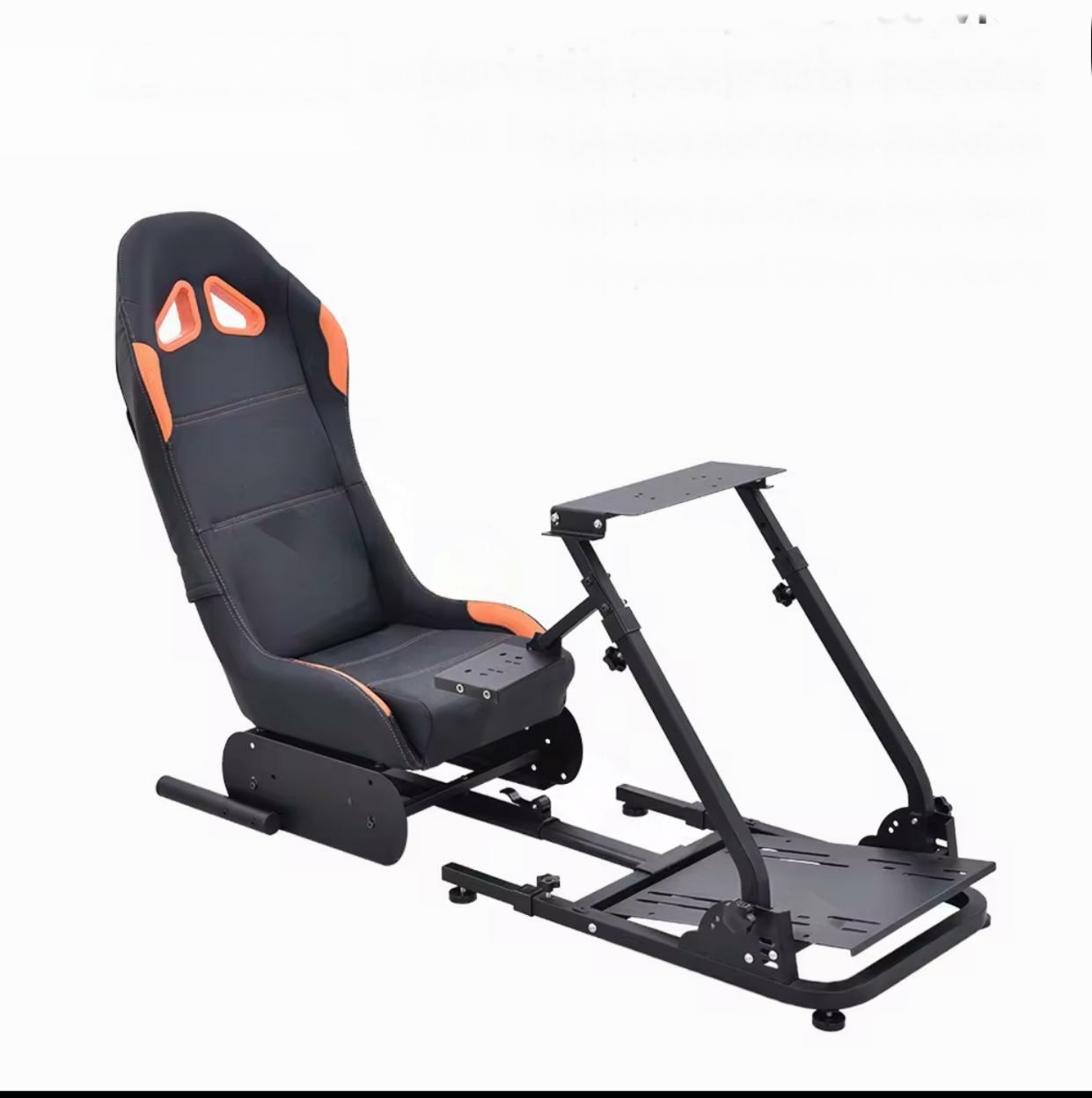 Racing Wheel Stand With Seat Gaming Chair Driving Cockpit For All Racing Wheels - Image 2