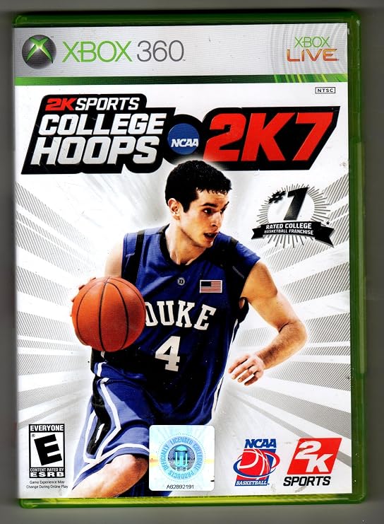 2K Sports College Hoops 2K7 NCAA XBOX 360 NTSC ( Preowned ) - Image 1