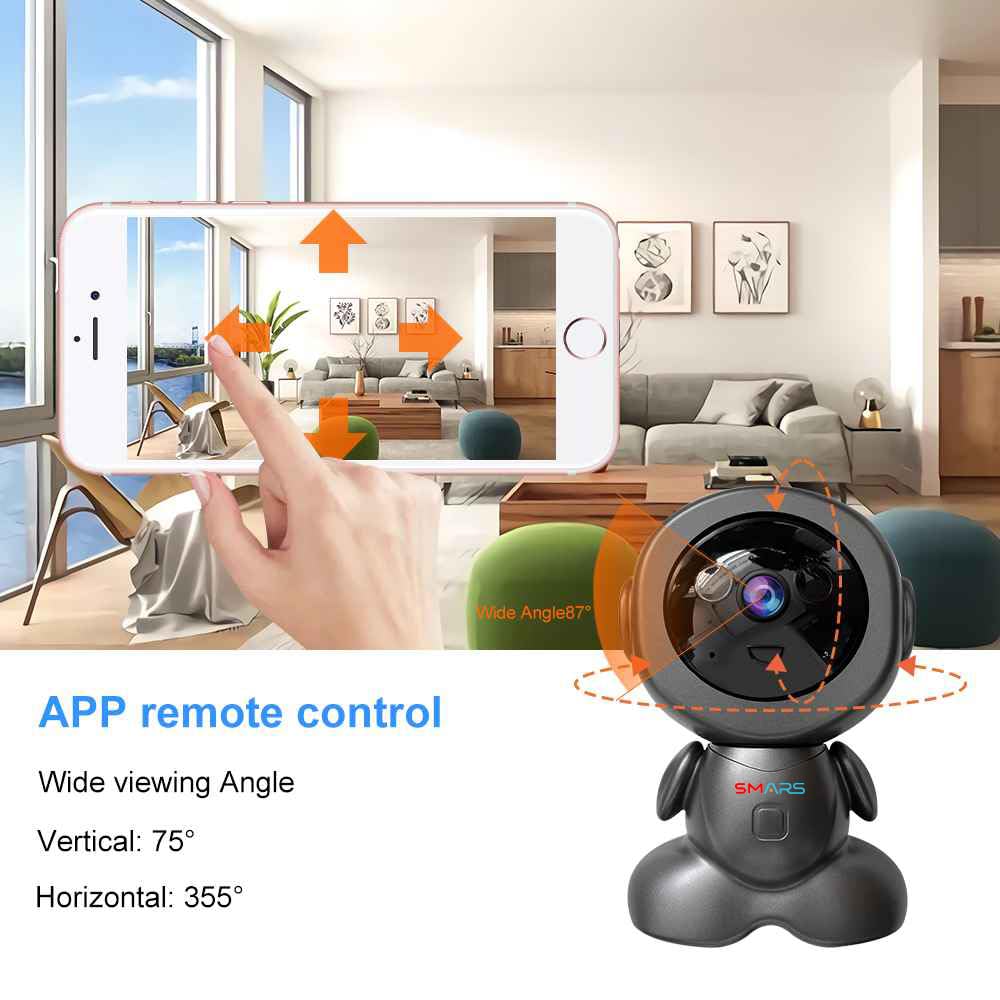 V380 4MP HD WiFi Robot CCTV Camera Audio And Video Recording,  Colour Night Vision,  Two Way Audio,  AI Motion Detection, 360° View,  Remote View - Image 5