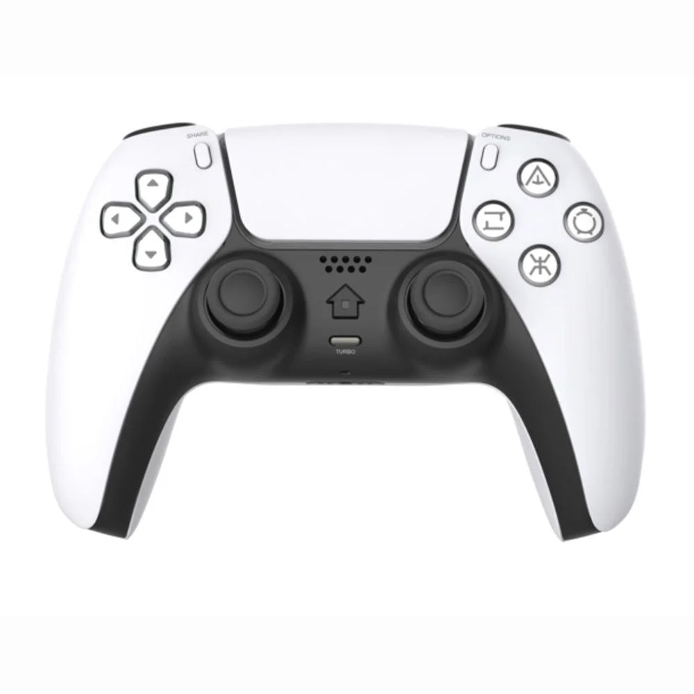 PLAY X PS4 Controller Look Like PS5 Controller For PS4 And PC White/Black - Image 1