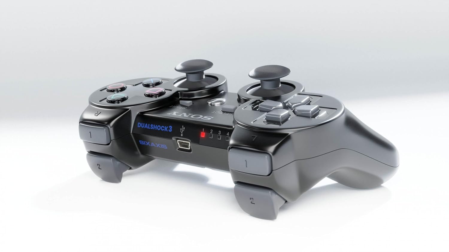 Sony Playstation 3 Dualshock 3 Original Controller for PS3 Black - Image 2