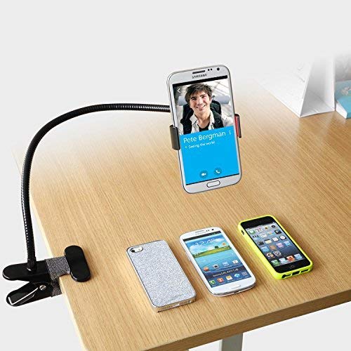 Gooseneck Flexible Clip Lazy Arm Bracket, Cell Phone Stand For Both Mobiles And Tablets - Image 6
