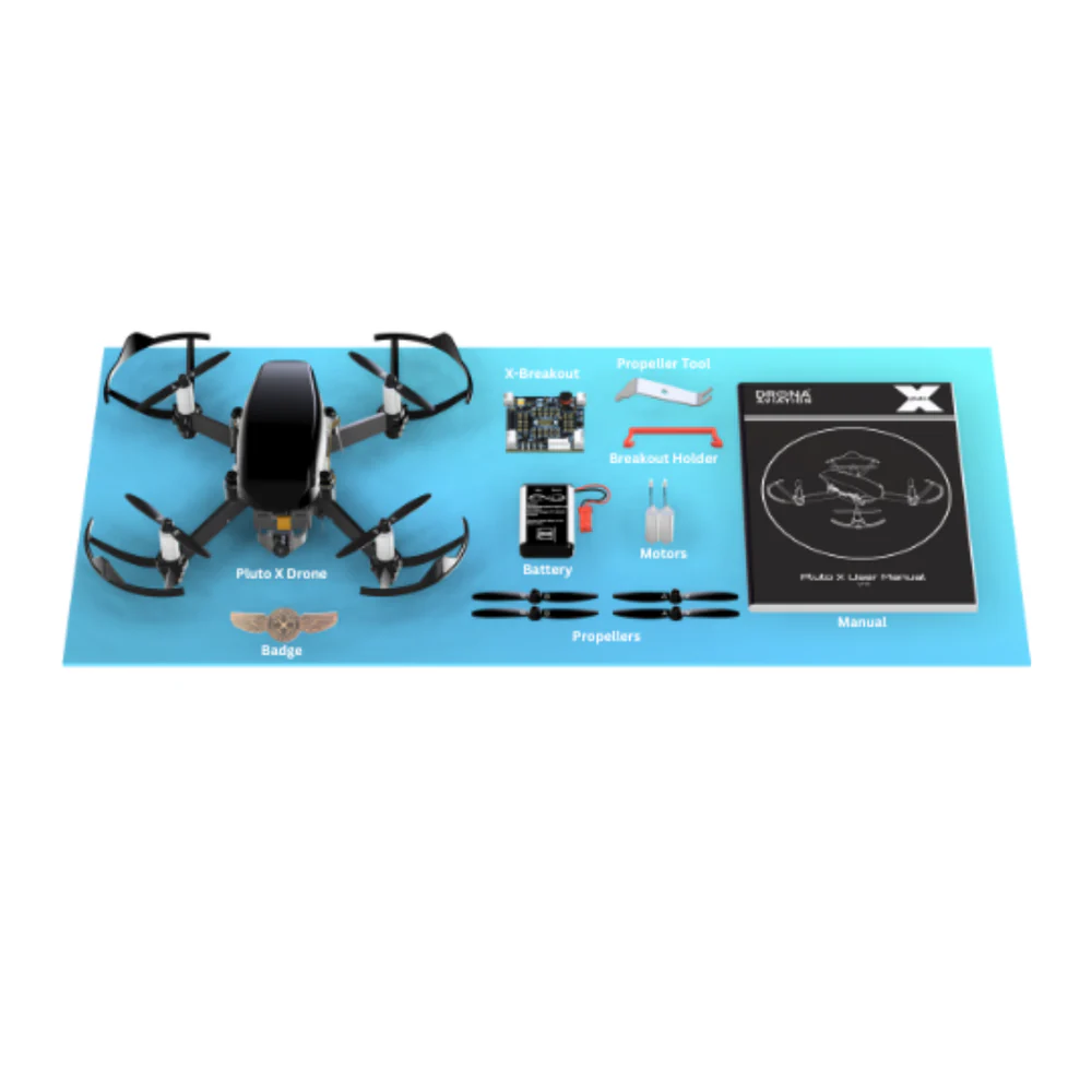 Pluto X Educational Nano DIY Drone Kit with Camera and WIFI for STEM Learning - Image 2