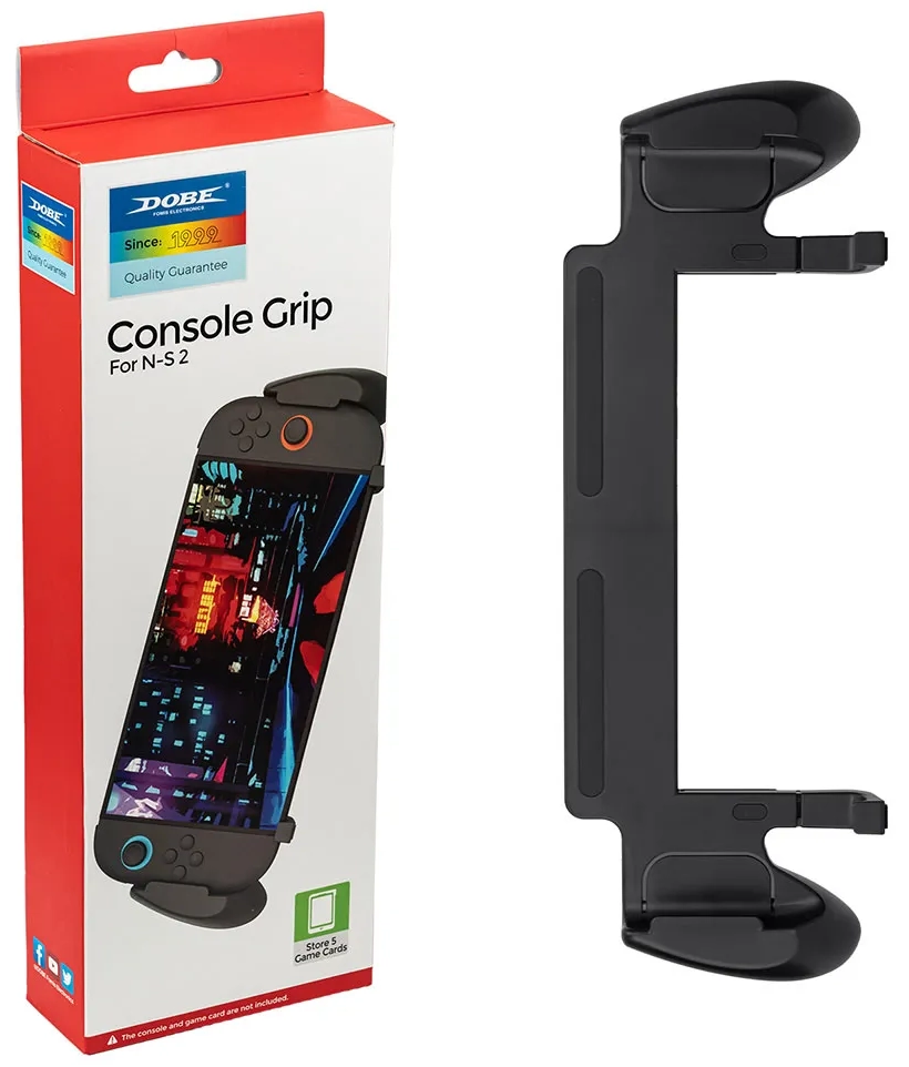 DOBE TNS 3179 Nintendo Switch2 Console Grip 5 game card slots Black - Image 1