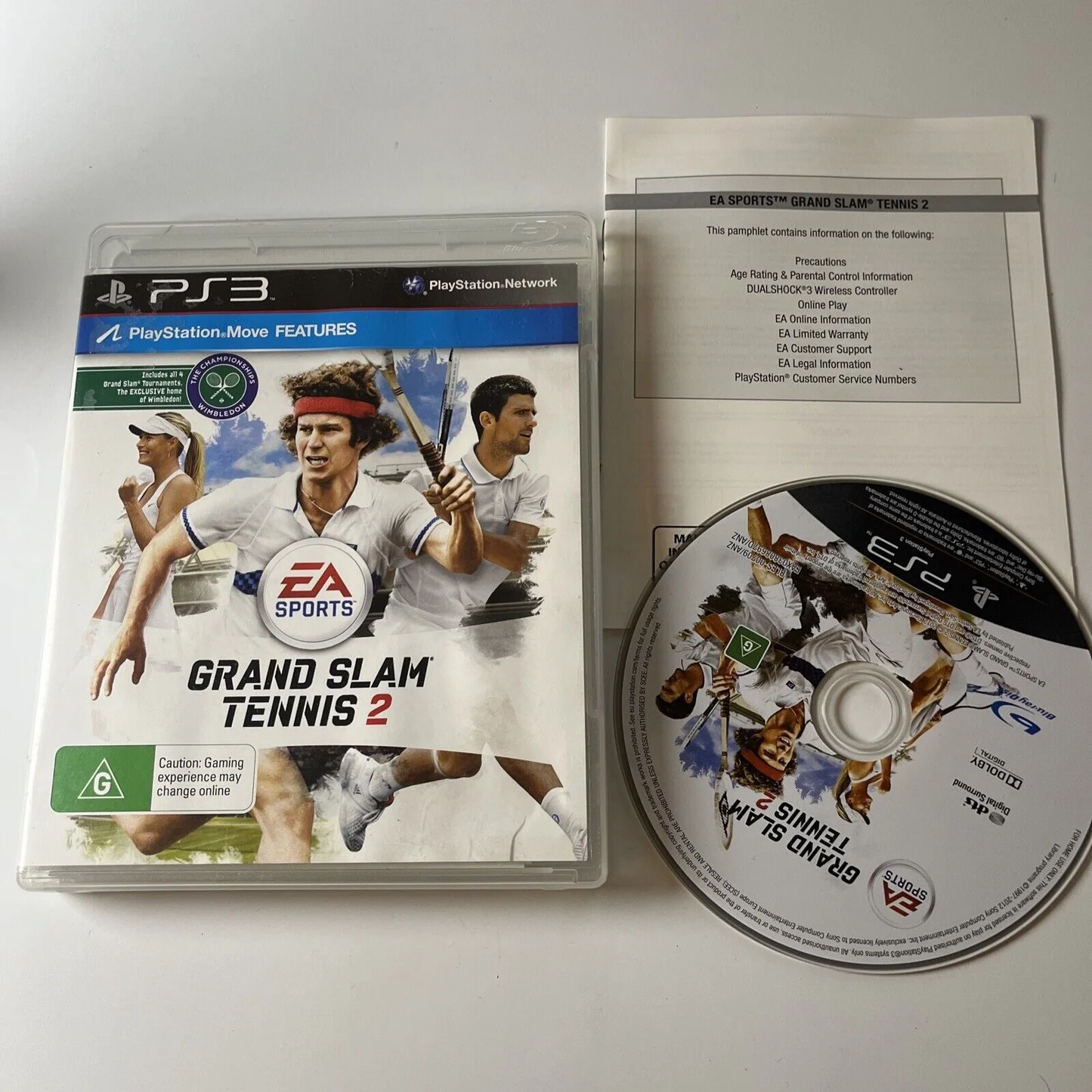 Grand Slam Tennis 2 PS3 ( Preowned ) - Image 1