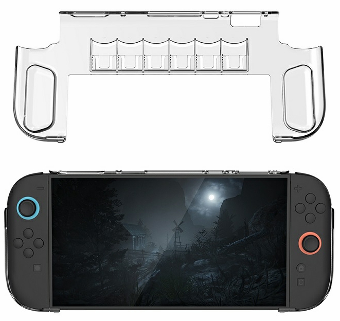 Dobe TNS 3155 Crystal Case Nintendo Switch 2 Transparent Protective Dobe TNS 3155 Crystal Case Nintendo Switch 2 Transparent Protective - Image 2