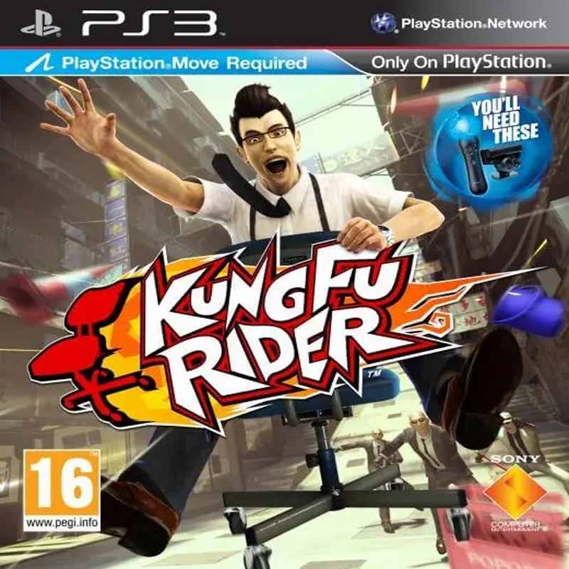 Kung Fu Rider Playstation 3 PS3 ( Preowned ) - Image 1