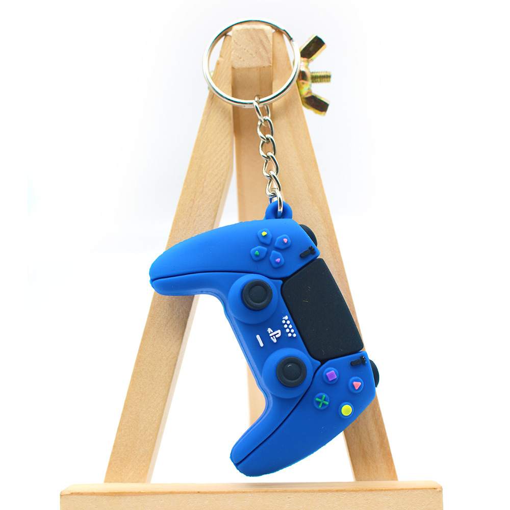 PS5 Controller Keychain Blue - Image 1