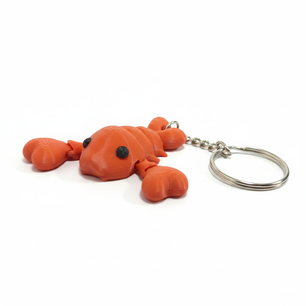 3D Printed Lobster Keychain - Image 2
