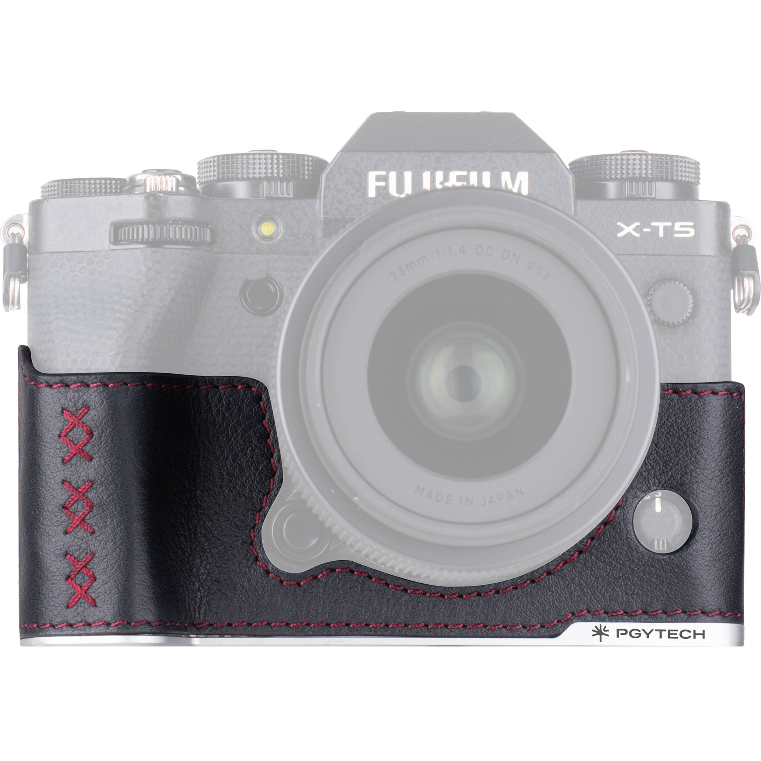 PGYTECH Leather Camera Case For FUJIFILM X-S20-Midnight Black-P-CB-552 - Image 1
