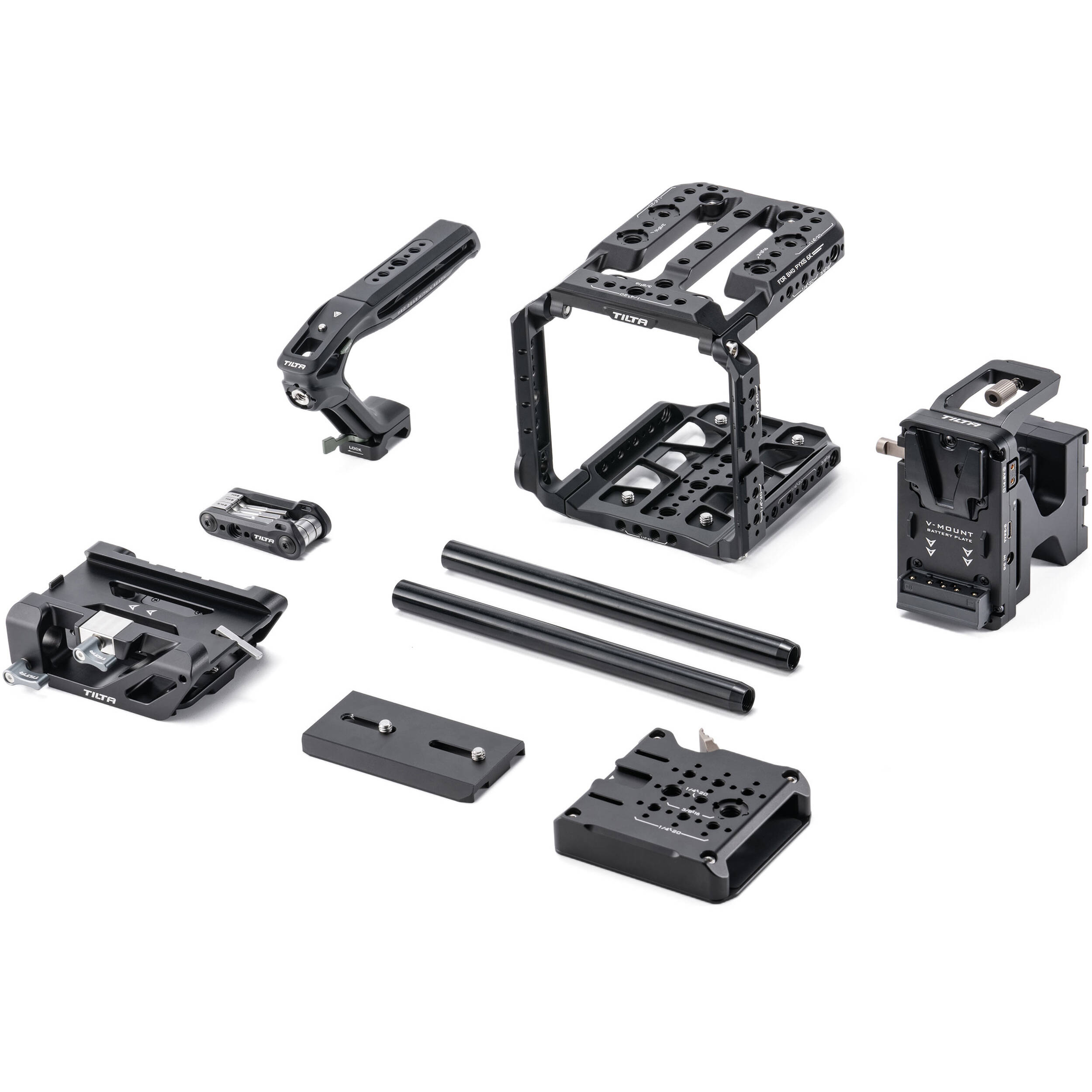 Tilta Brand Camera Cage for Blackmagic PYXIS 6K Pro Kit - V Mount - Image 1
