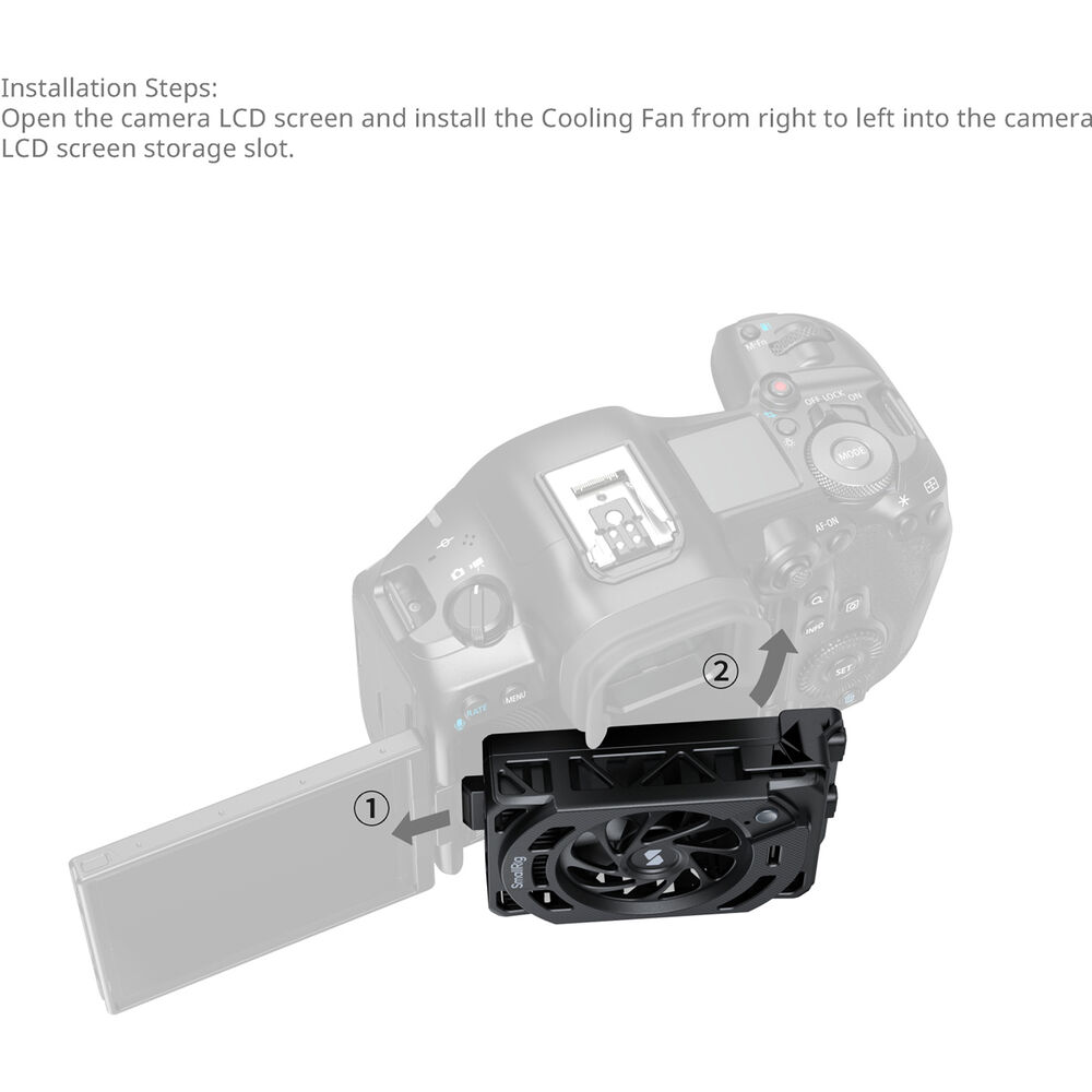 SmallRig Brand Cooling Fan for Canon EOS R5 Mark II & R5 5063 - Image 4