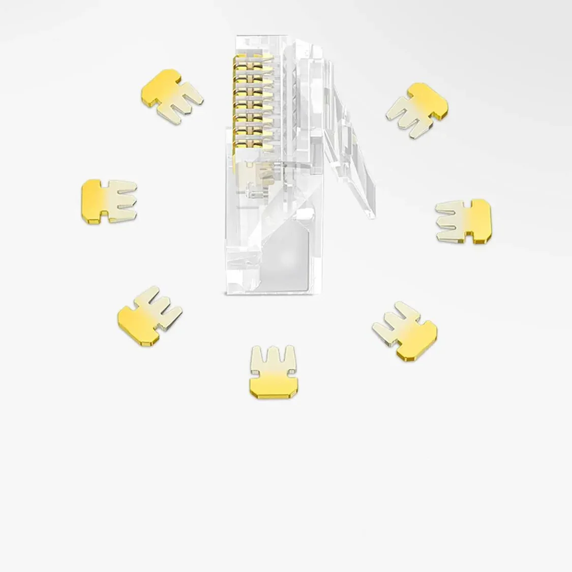 Ugreen NW120 Cat 6 Unshielded RJ45 Modular Plugs 100-Pack-60558 - Image 3