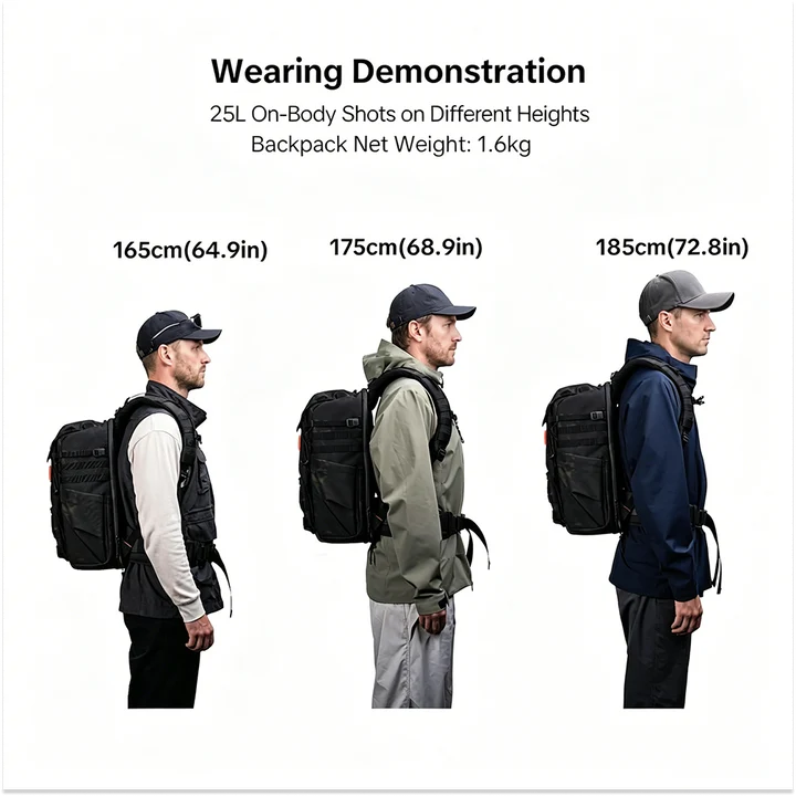 PGYTECH OneMo Tactical Backpack 25L Coyote Brown P-CB-221 PGYTECH OneMo Tactical Backpack 25L Coyote Brown P-CB-221 - Image 6