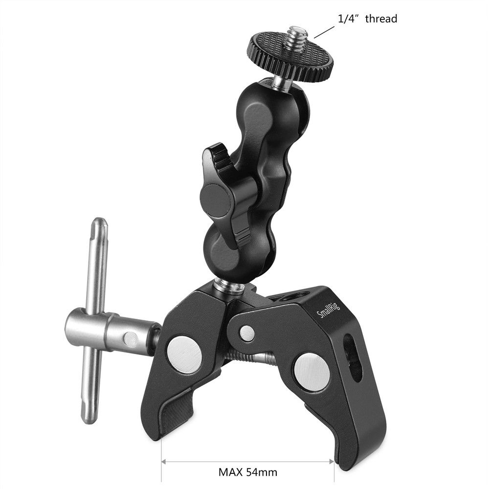 SmallRig Brand Crab-Shaped Super Clamp with Ballhead Magic Arm 2164 - Image 2