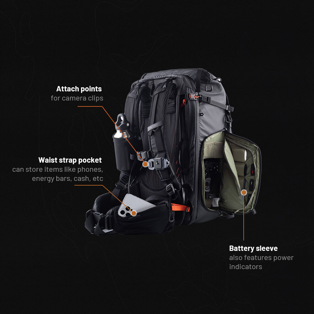 PGYTECH OnePro Focux Backpack 35L-Space Black-P-CB-197 - Image 3