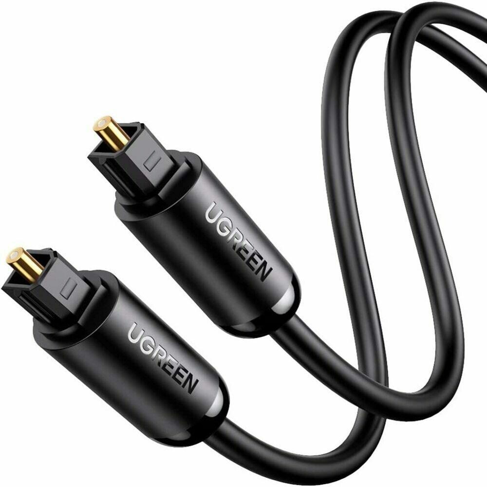 Ugreen AV122 Toslink Optical Audio Cable 1m (Black)-70890 - Image 1