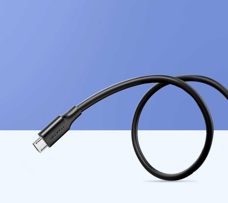 UGREEN US289 USB-A to Micro USB Cable 2A Max Black 1m-60136 - Image 9