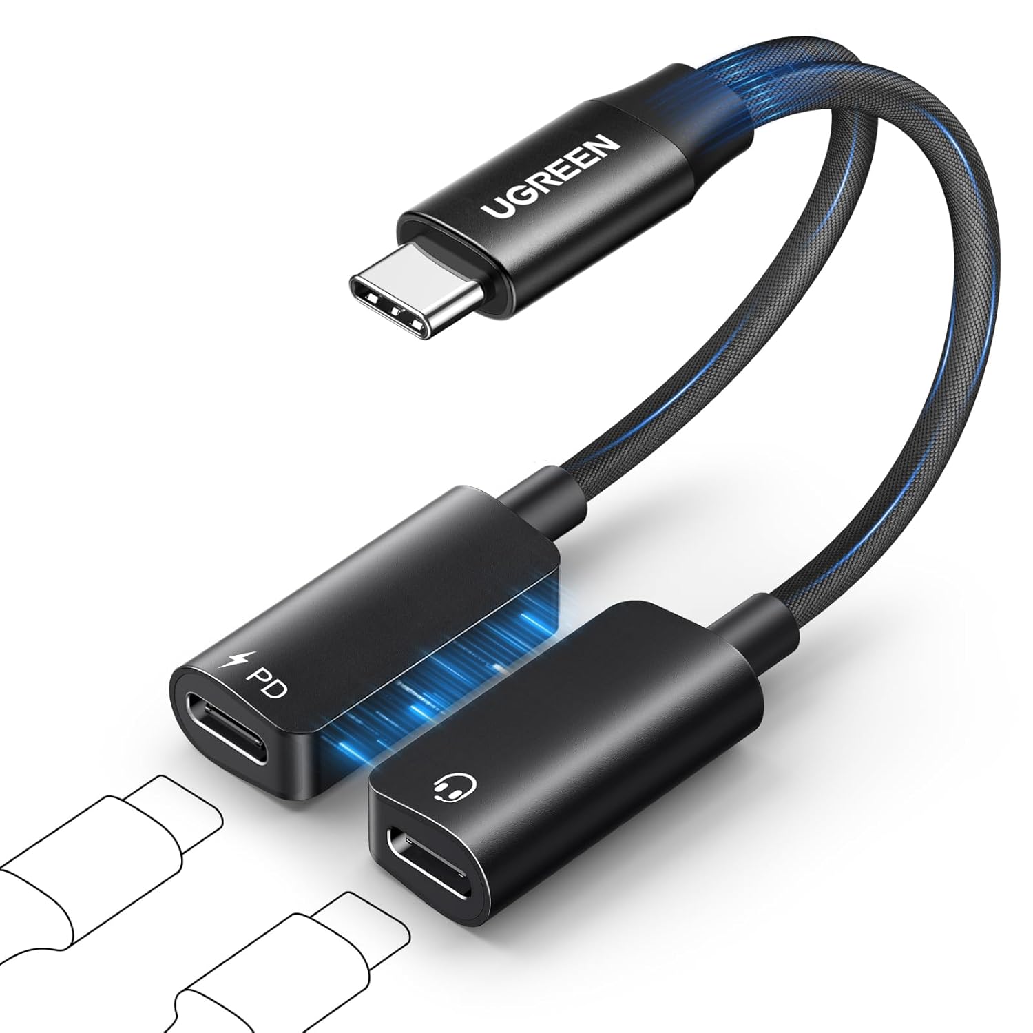 UGREEN CM821 2-in-1 AUDIO ADAPTER - Image 1