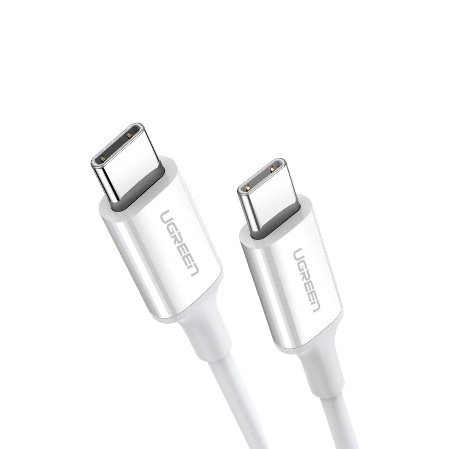 UGREEN US264 USB 2.0 C M/M ABS Cover 2m (White)-60520 - Image 1