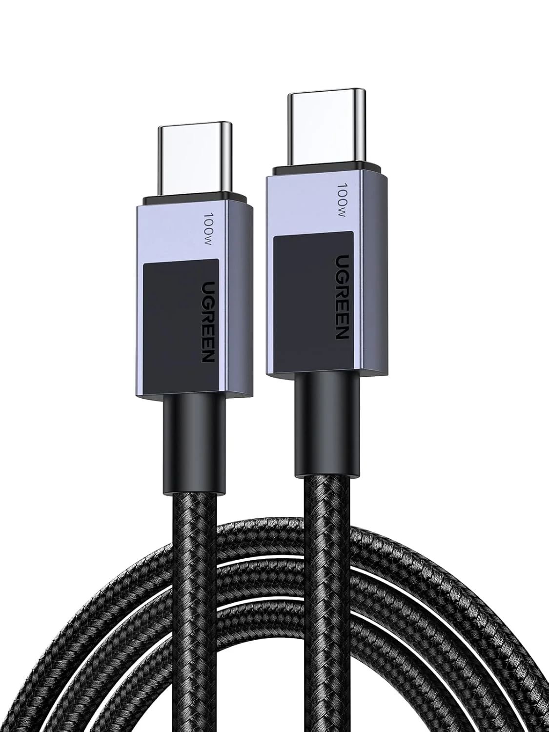 UGREEN L512 USB-C to USB-C PD Fast Charging Cable Space Gray 2m-45064 - Image 1