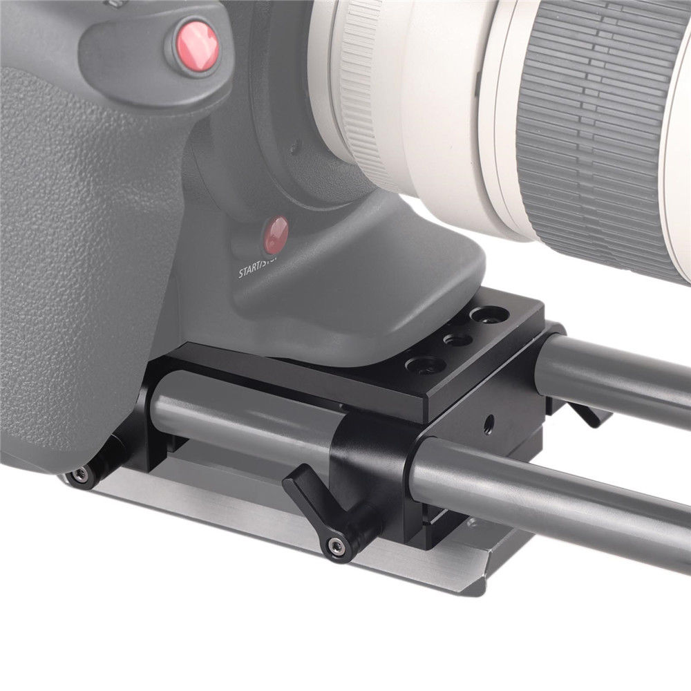 SmallRig Brand Bottom Mount Plate with Dual 15mm Rod Clamp 1798 - Image 5