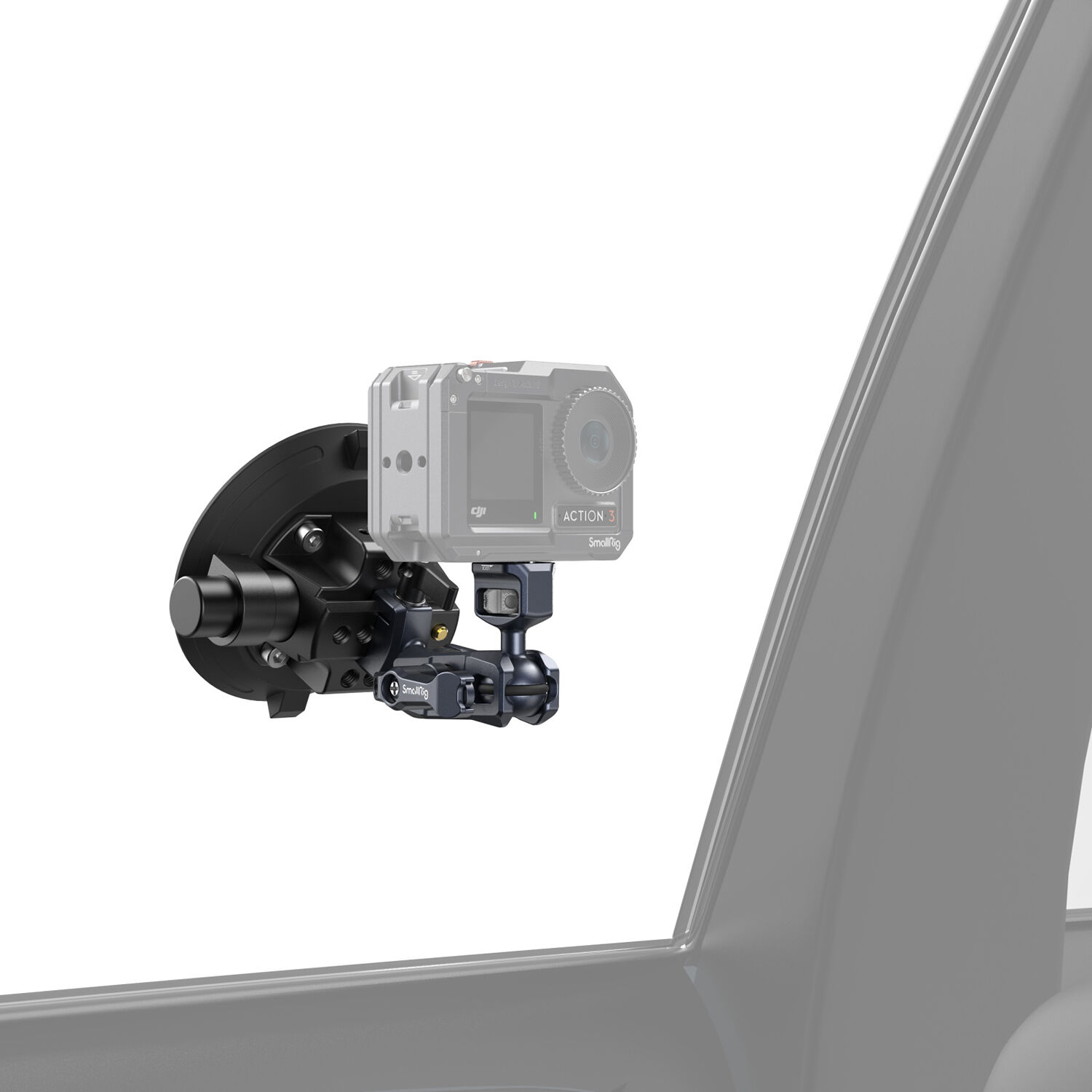 SmallRig Brand 4 inch Suction Cup Camera Mount Kit for Vehicle Shooting 4236B - Image 3