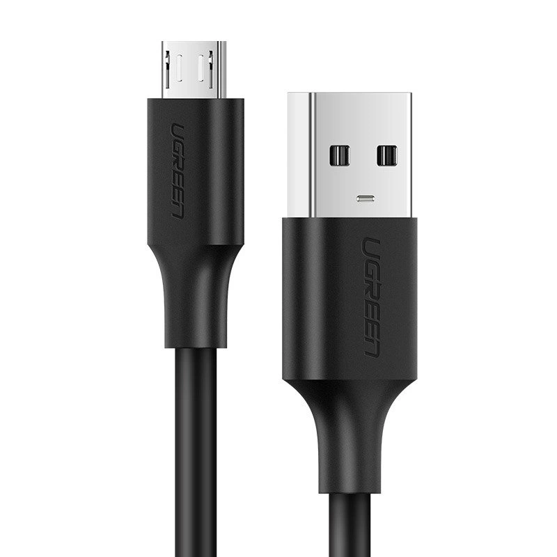 UGREEN US289 USB-A to Micro USB Cable 2A Max Black 1m-60136 - Image 2