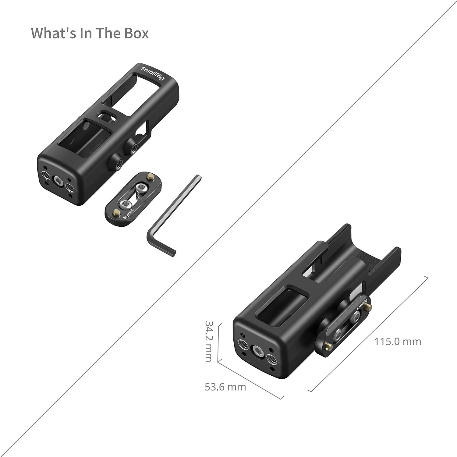 SmallRig Extended Cage for DJI Osmo Pocket 3 5117 - Image 2