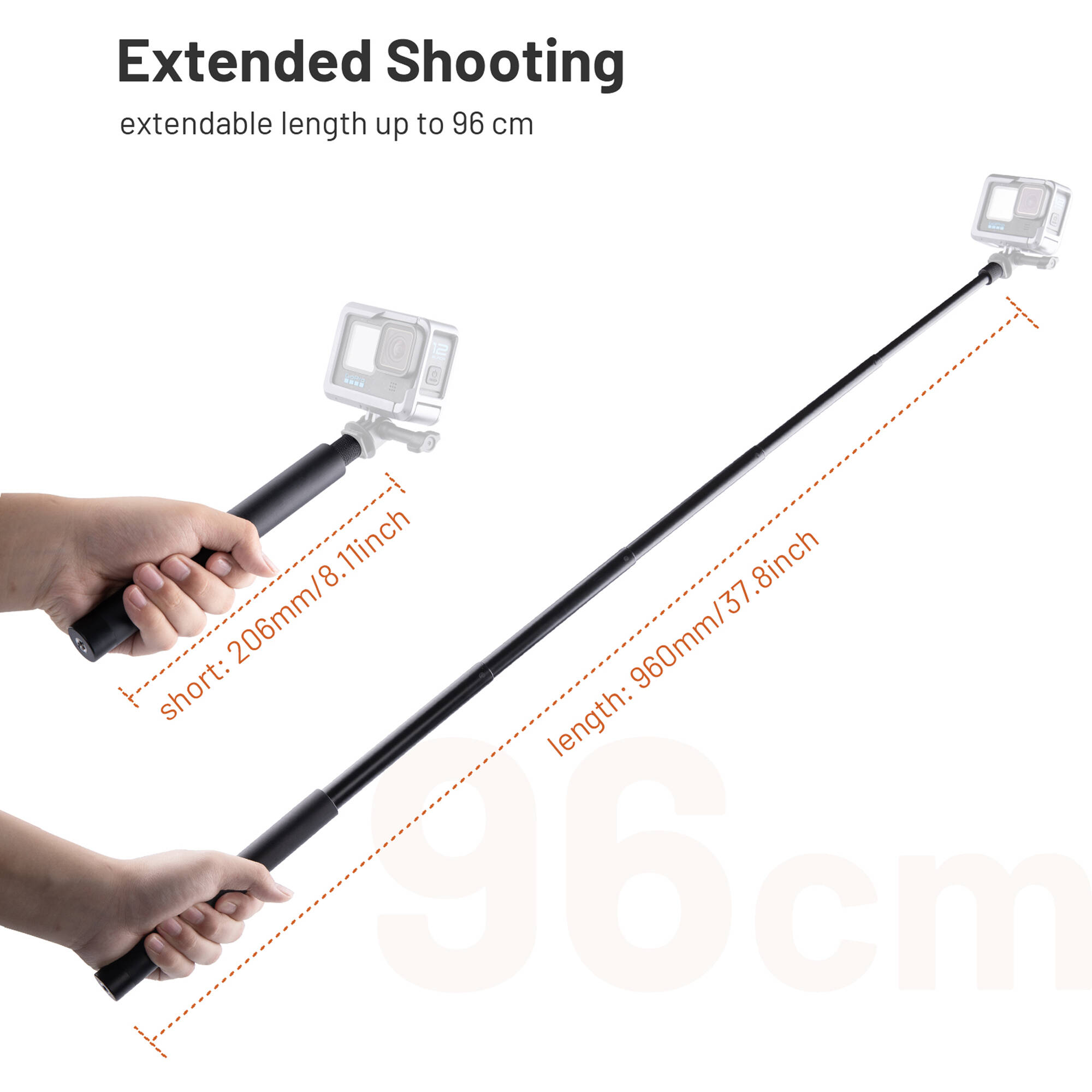 PGYTECH 96cm Extendable Selfie Stick-P-GM-174 - Image 3
